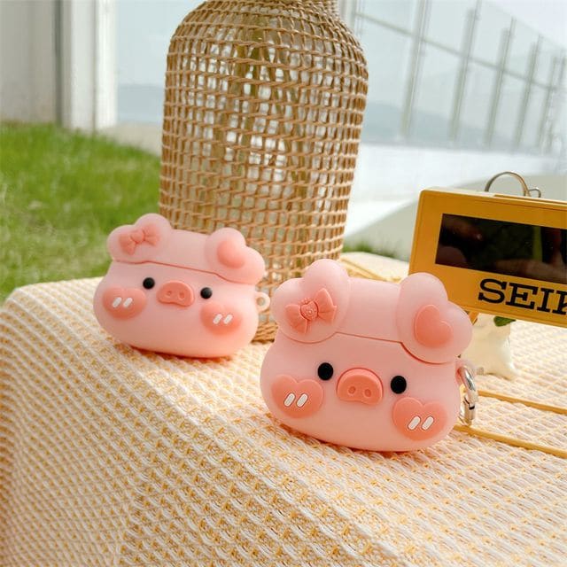 Pig AirPods Earphone Case Skin - Pig - Pink / AirPods 3