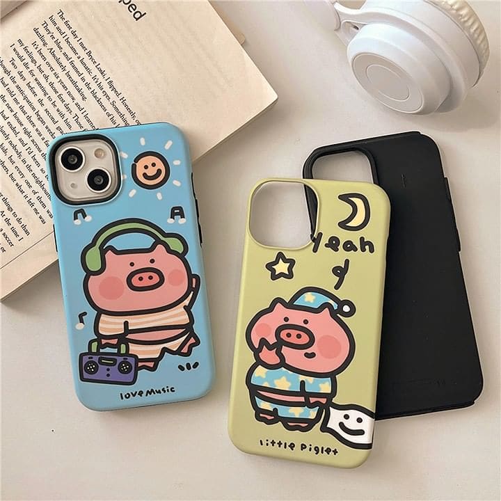 Pig Phone Case - iPhone 15 Pro Max / 15 Pro / 15 Plus / 15