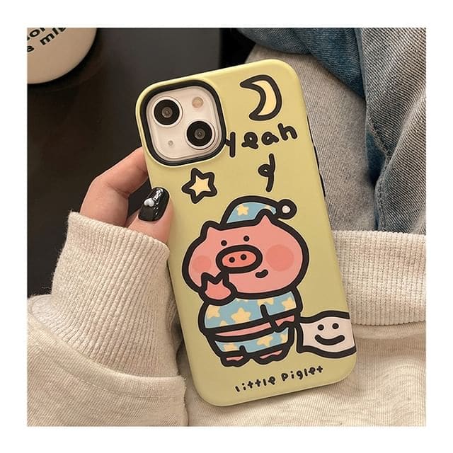 Pig Phone Case - iPhone 15 Pro Max / 15 Pro / 15 Plus / 15