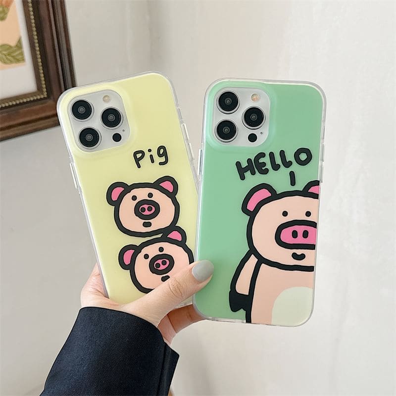 Pig Phone Case - iPhone 16 Pro Max / 16 Pro / 16 Plus / 16