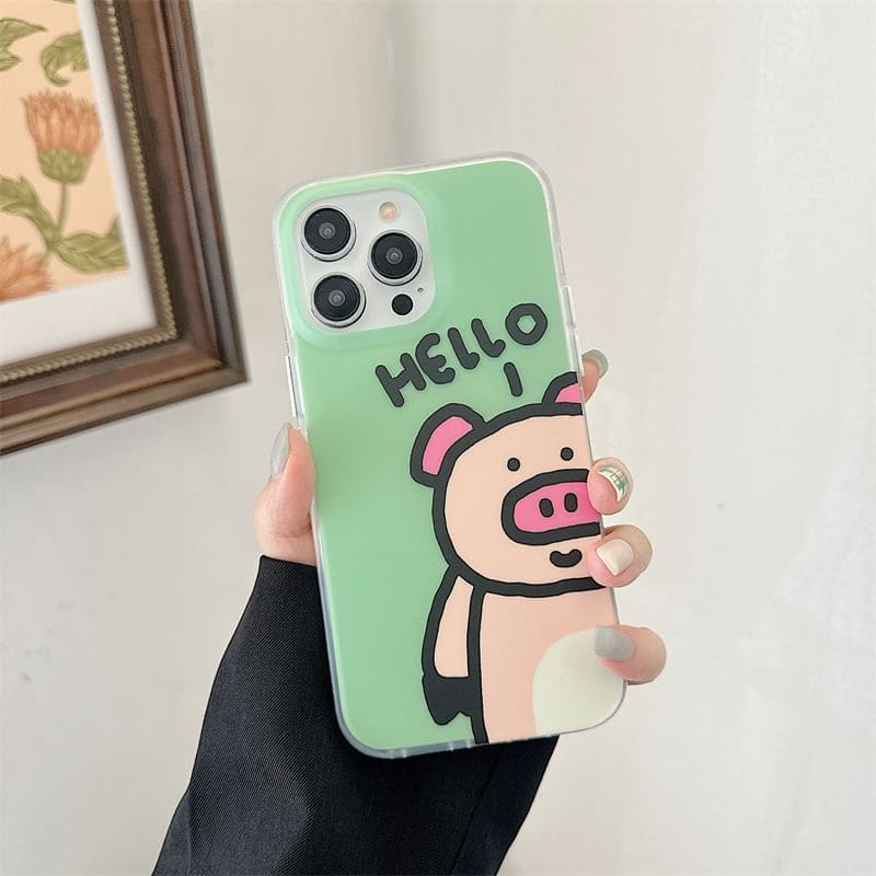 Pig Phone Case - iPhone 16 Pro Max / 16 Pro / 16 Plus / 16