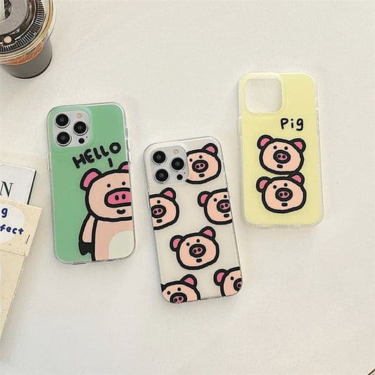 Pig Phone Case - iPhone 16 Pro Max / 16 Pro / 16 Plus / 16