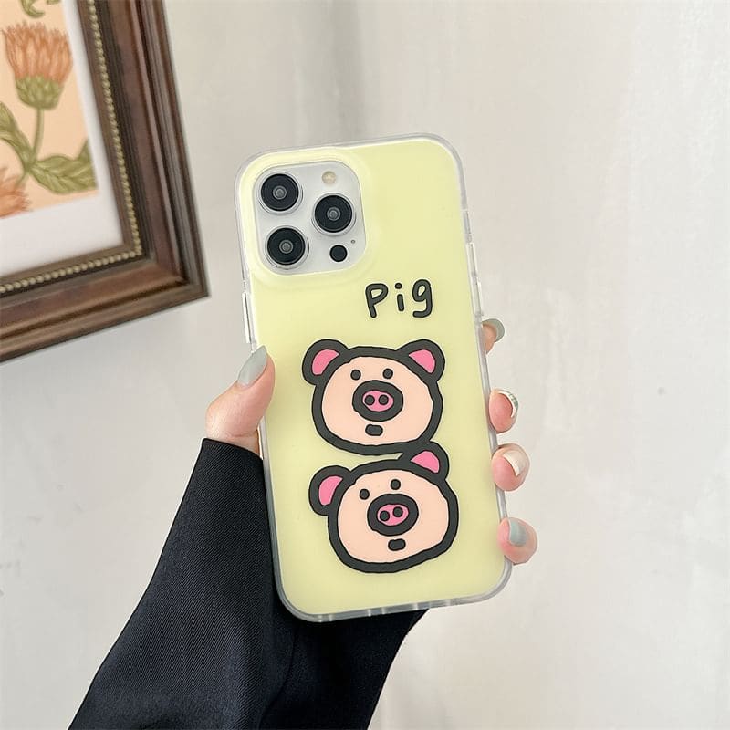 Pig Phone Case - iPhone 16 Pro Max / 16 Pro / 16 Plus / 16