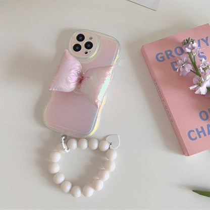 Pink Bling Bow Phone Case - IPhone Case