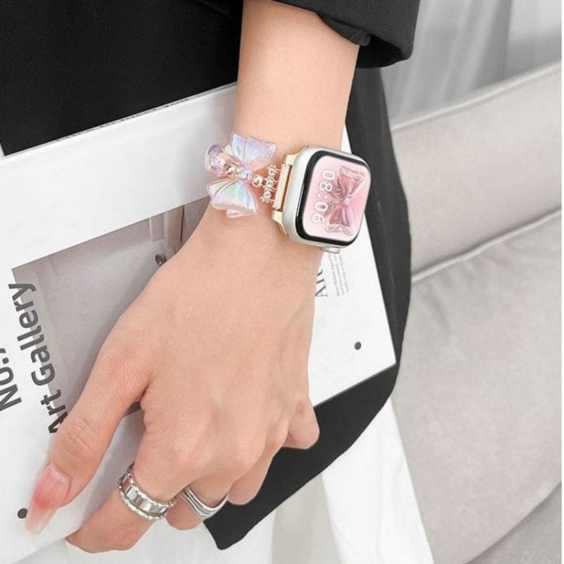 Pink Bowknot Watch Band - Lovesickdoe