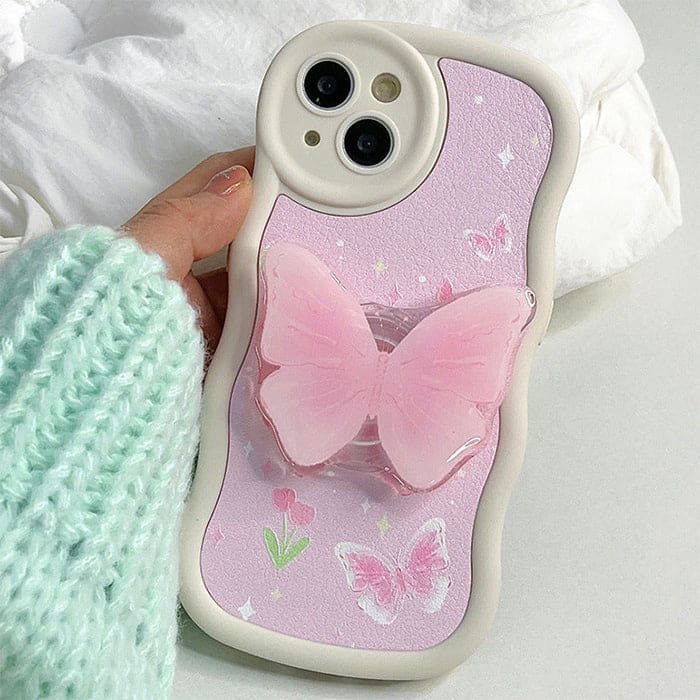 Pink Butterfly iPhone Case - IPhone Case