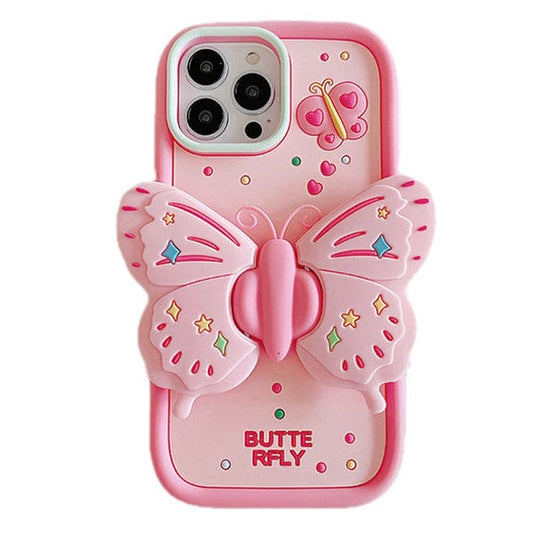 Pink Butterfly Phone Case - iPhone 11 / Pink - IPhone Case