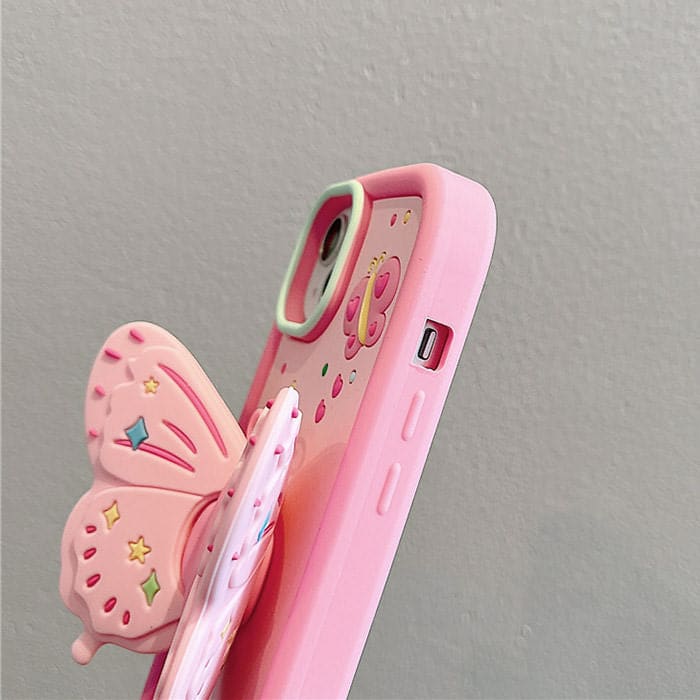 Pink Butterfly Phone Case - IPhone Case