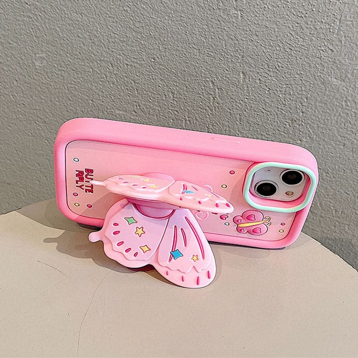 Pink Butterfly Phone Case - IPhone Case