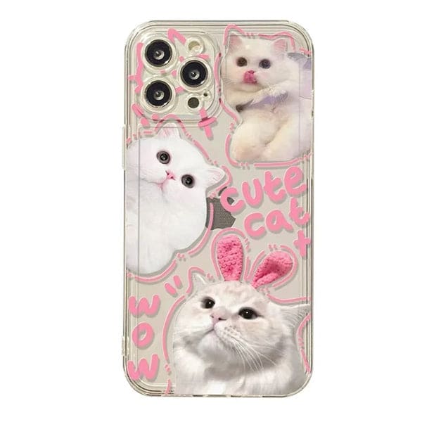 Pink Cat Phone Case - iPhone 11 / Pink - IPhone Case