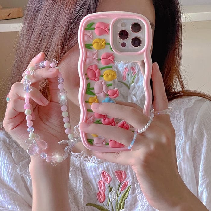 Pink Flowers iPhone Case - IPhone Case