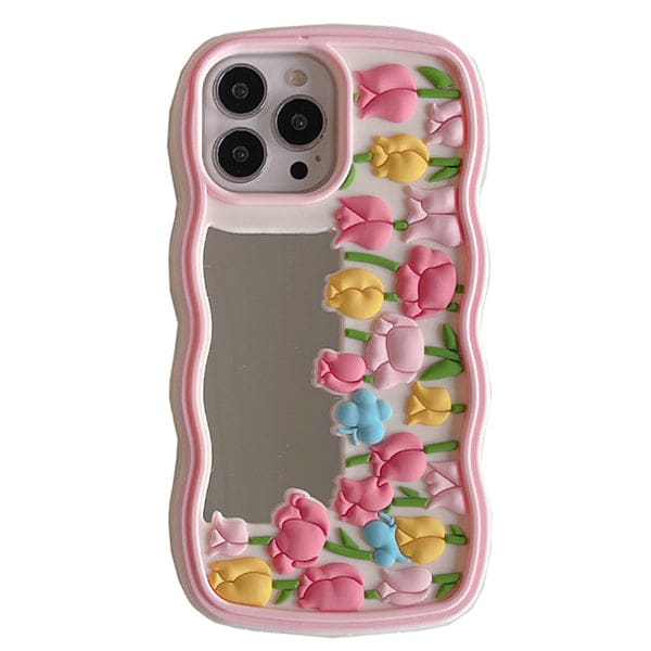 Pink Flowers iPhone Case - iPhone X / Pink - IPhone Case