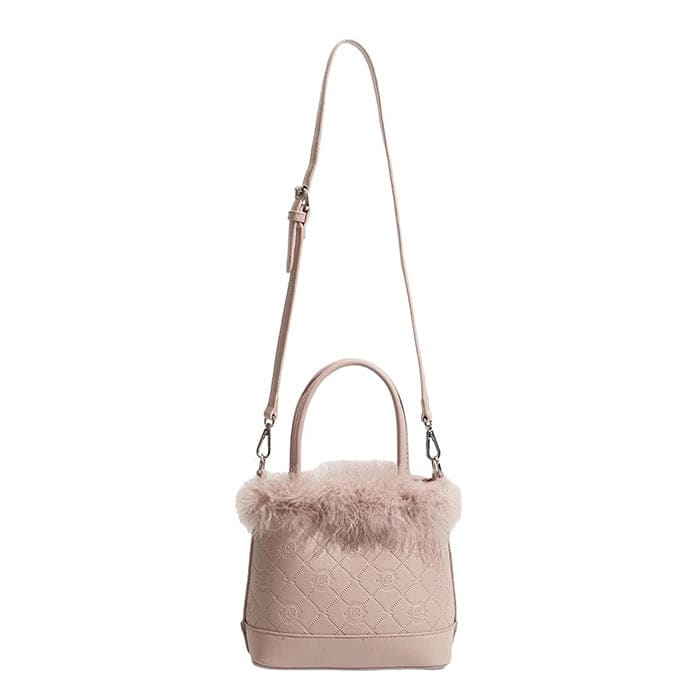 Pink Fluffy Mini Bag - Standart / Pink - Handbags