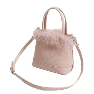 Pink Fluffy Mini Bag - Standart / Pink - Handbags