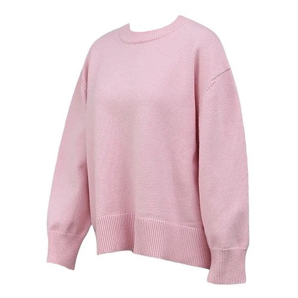 Pink Oversized Sweater - S / Pink - Sweaters
