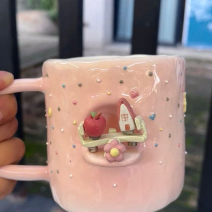 Pink Rocker Mugs - Kimi MK Kawaii Store