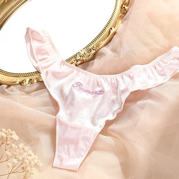 Pink Soft Thong Panty - Briefs