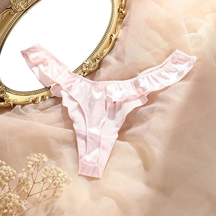 Pink Soft Thong Panty - Briefs