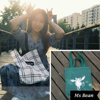 Plaid Shopper Bag