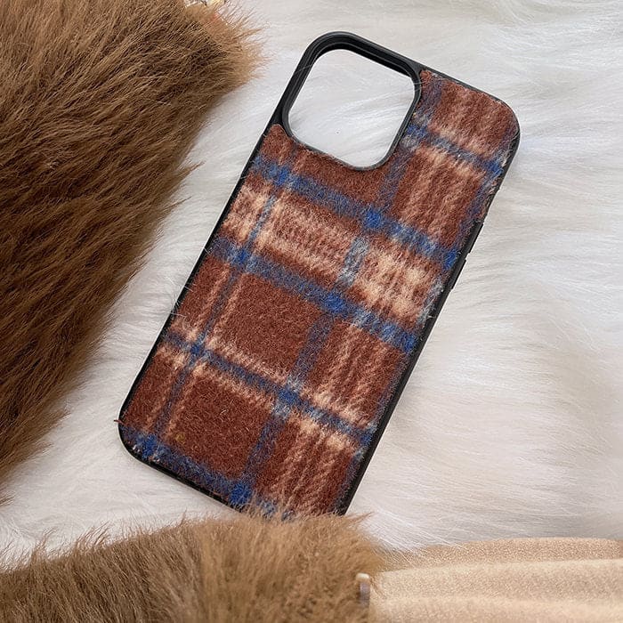 Plaid Wool iPhone Case - IPhone Case