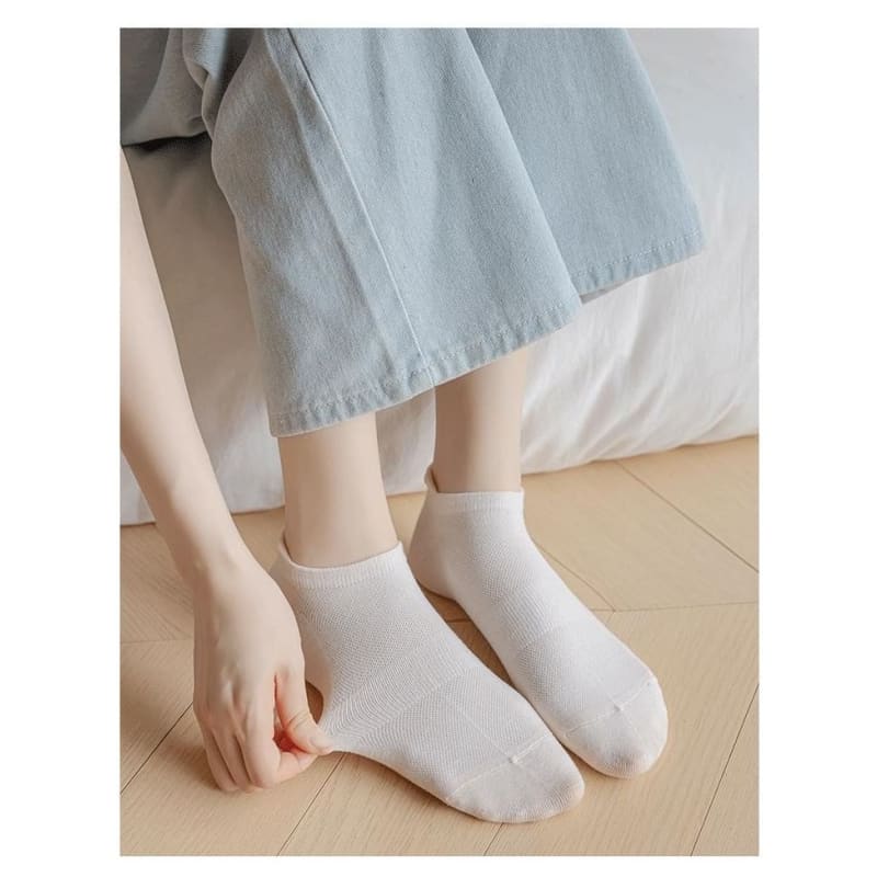 Plain Ankle Socks Set