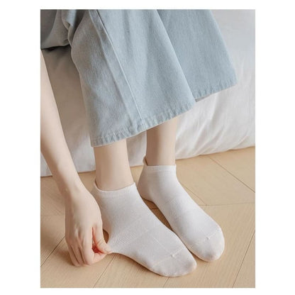 Plain Ankle Socks Set