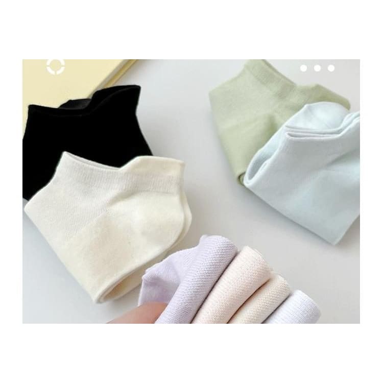 Plain Ankle Socks Set