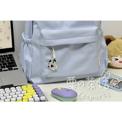 Plain Backpack / Bag Charm / Set