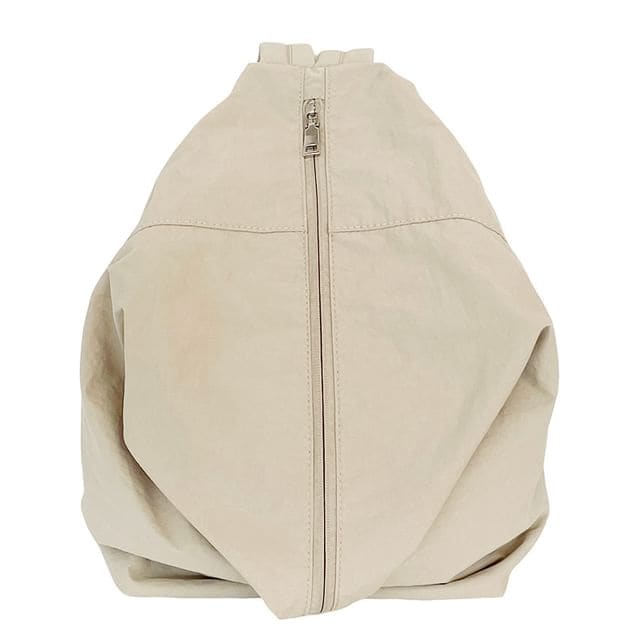 Plain Backpack - Off-White / One Size