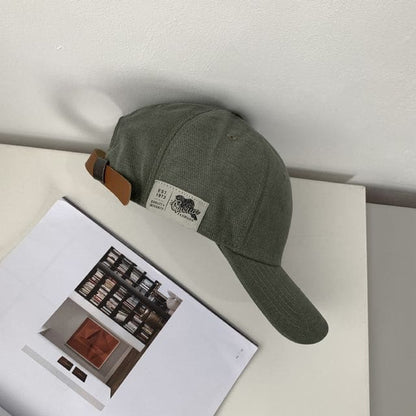 Plain Baseball Cap - Army Green / One Size