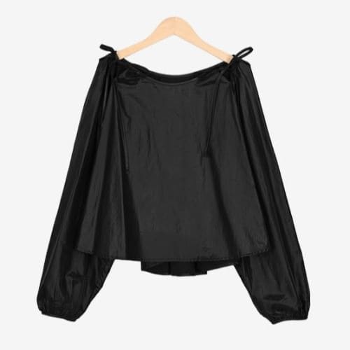 Plain Bow Blouse