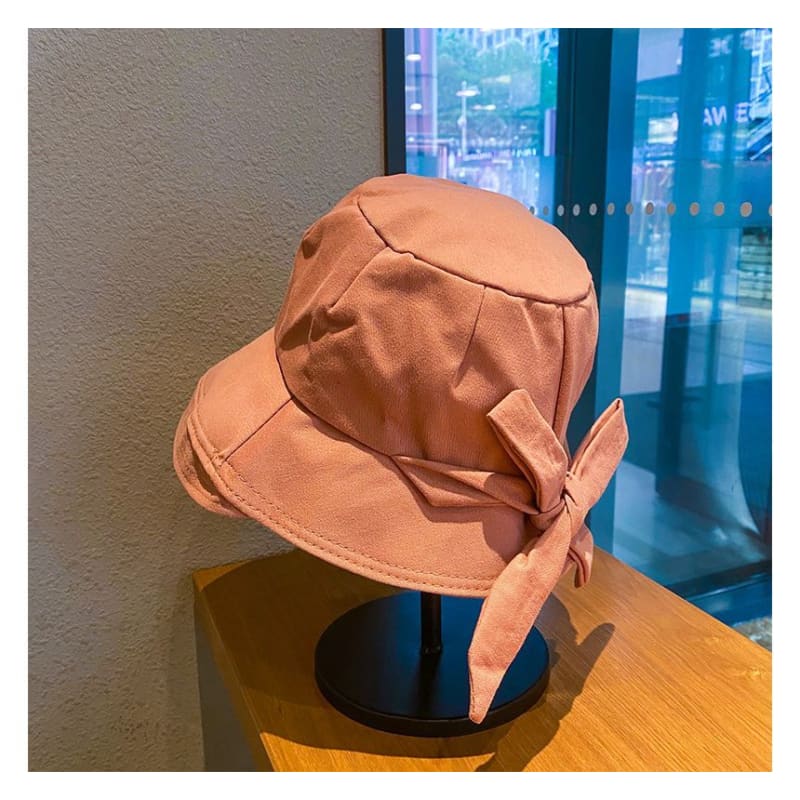 Plain Bow Bucket Hat