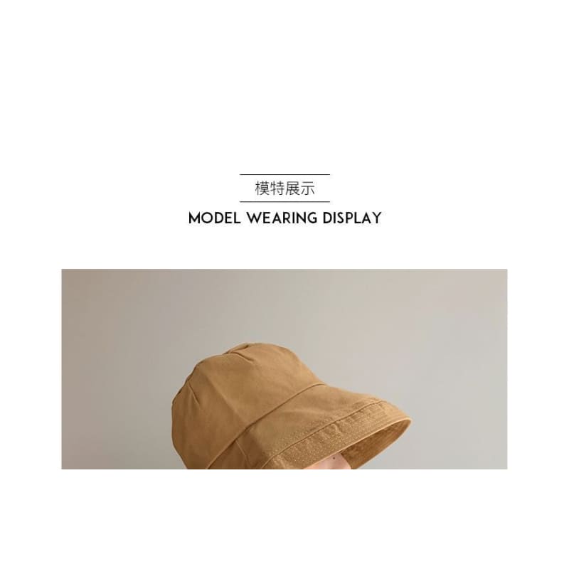 Plain Bow Bucket Hat