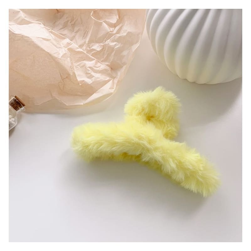 Plain Chenille Hair Claw