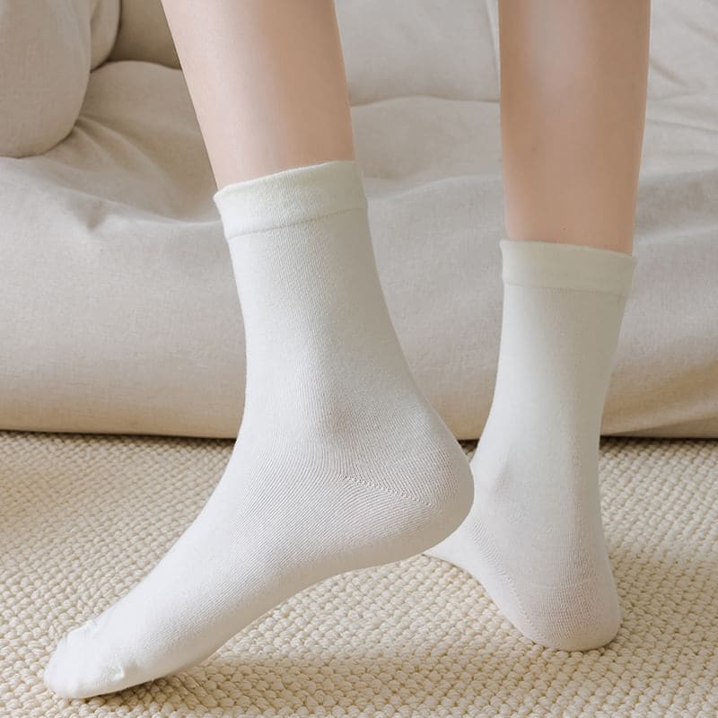 Plain Crew Socks