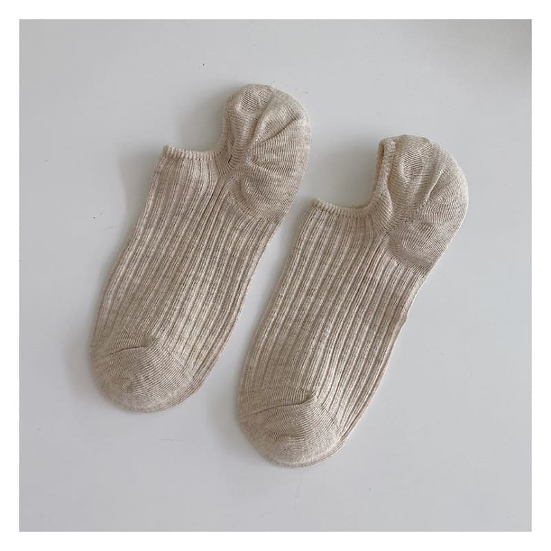 Plain Crew Socks / Set