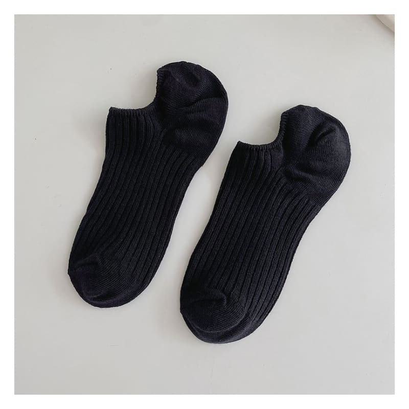 Plain Crew Socks / Set