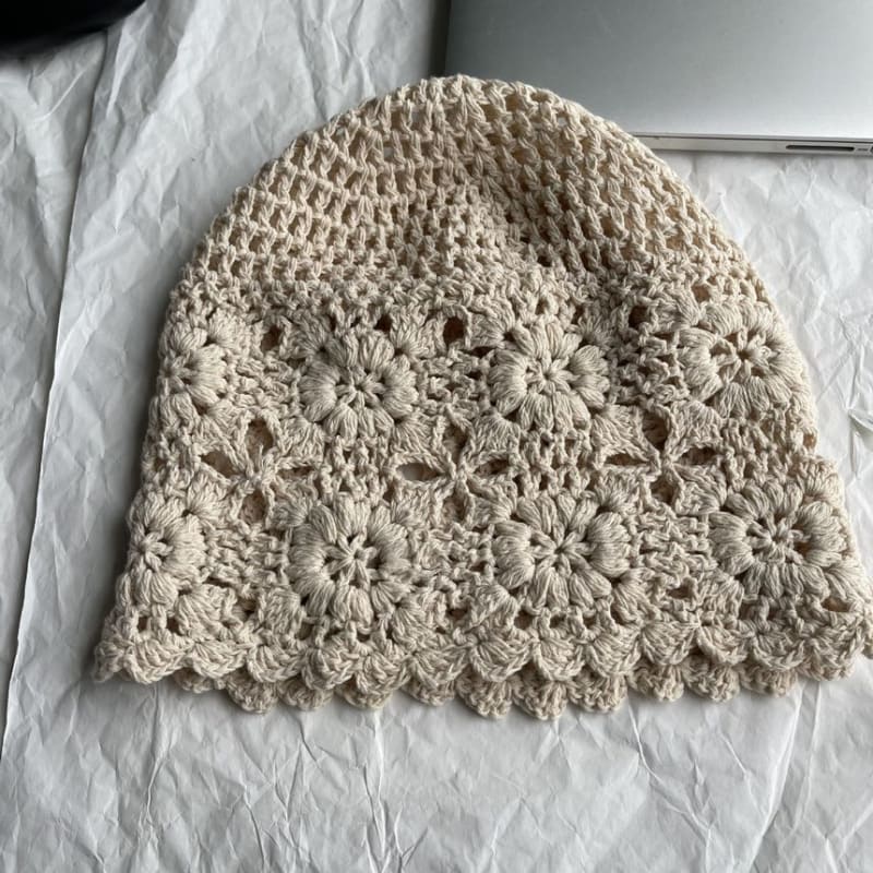 Plain Crochet Knit Beanie