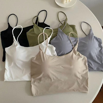 Plain Crop Bra Top