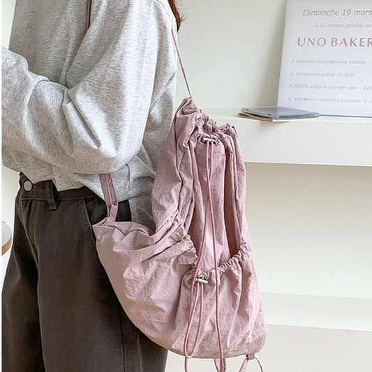 Plain Drawstring Backpack