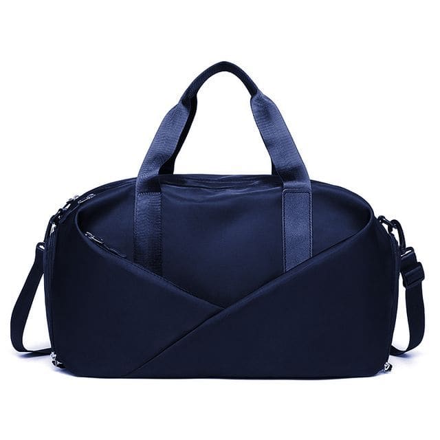 Plain Duffle Bag - Dark Blue / M