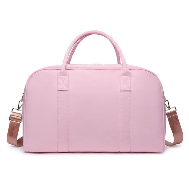 Plain Duffle Bag - Pink / L