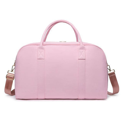 Plain Duffle Bag - Pink / L