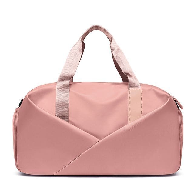 Plain Duffle Bag - Pink / M