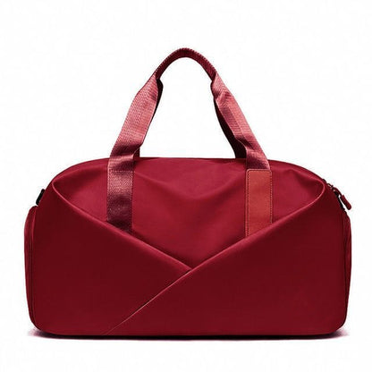 Plain Duffle Bag - Red / M