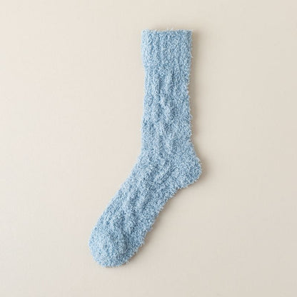 Plain Fleece Socks