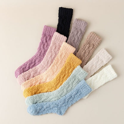 Plain Fleece Socks