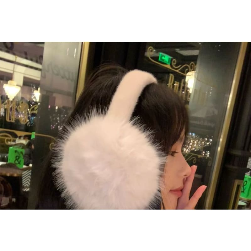 Plain Fluffy Earmuffs