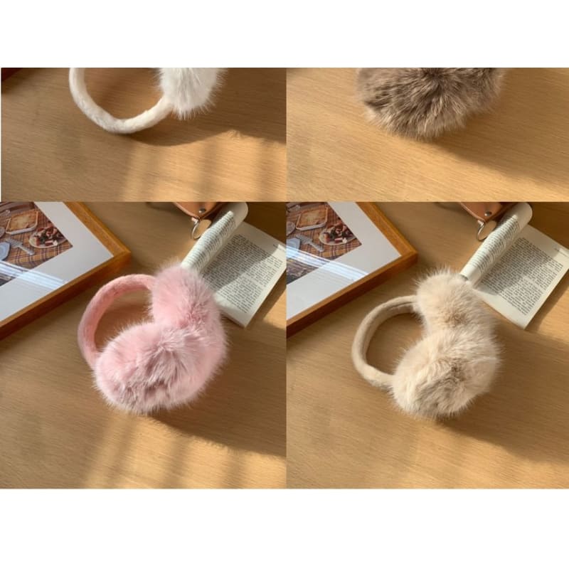 Plain Fluffy Earmuffs