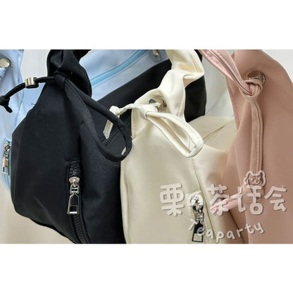 Plain Hobo Bag / Bag Charm / Set